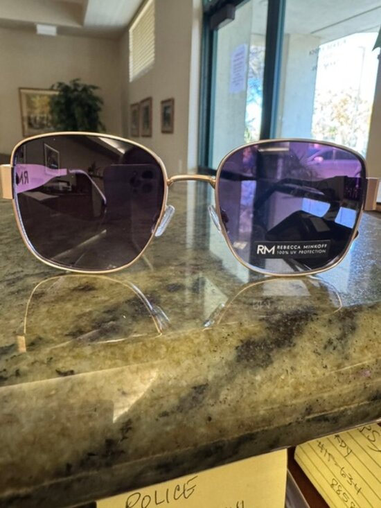 Rebecca Minkoff Women\'s Sungrasses 100 UV Protection Purple Lens - NWT main image 7